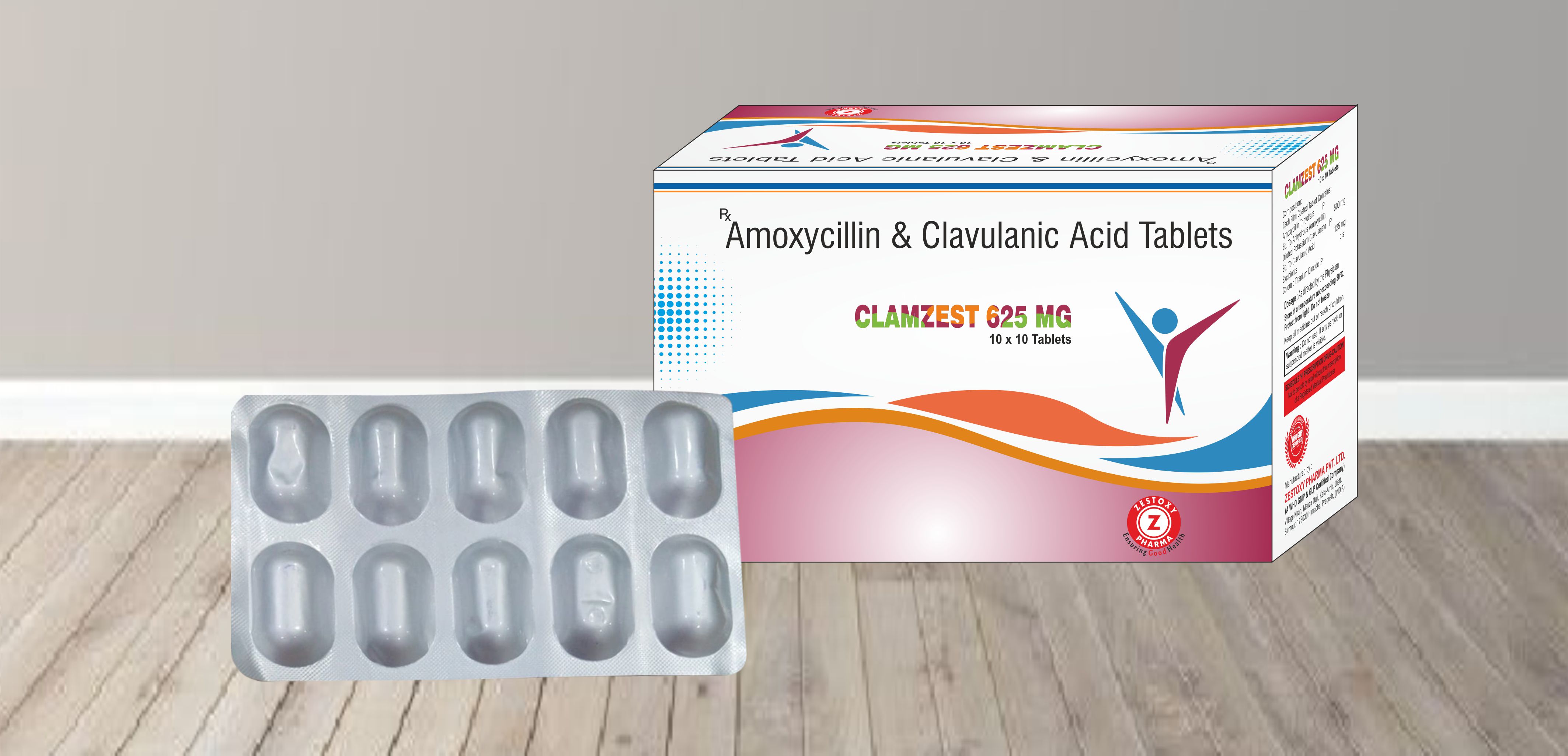 CLAMZEST 625 MG TABLET